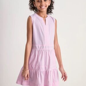 Vineyard Vines Pink and Purple Smocked Sundress
